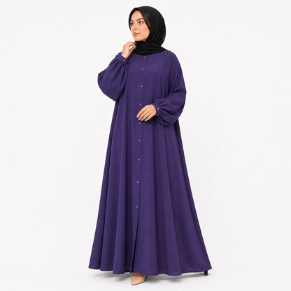The Midnight Plum Abaya
